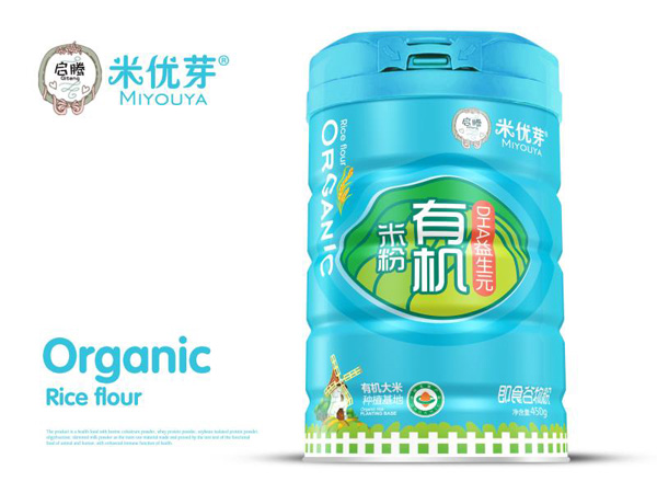 米優(yōu)芽有機(jī)米粉-DHA益生元聽裝