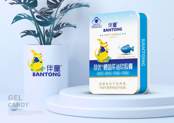 伴童荷優(yōu)鱈魚(yú)肝油軟膠囊