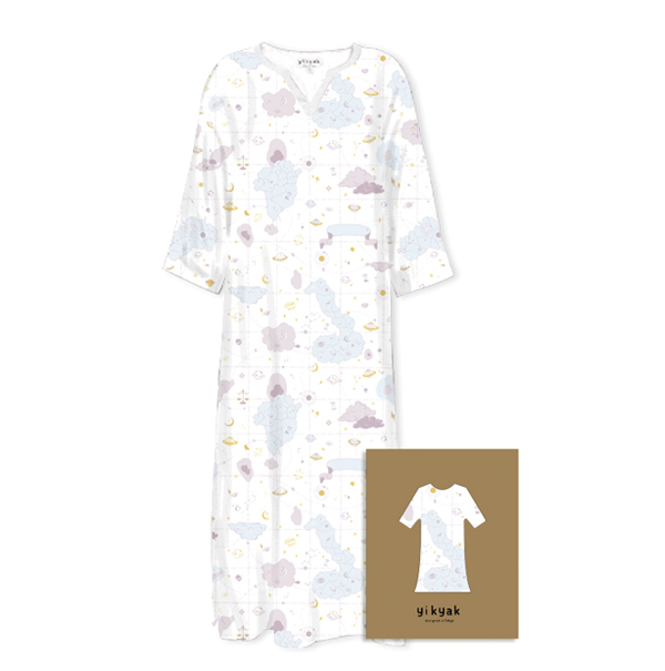 yikyakyunf裝家居服睡裙(成人款) 流浪星球.jpg