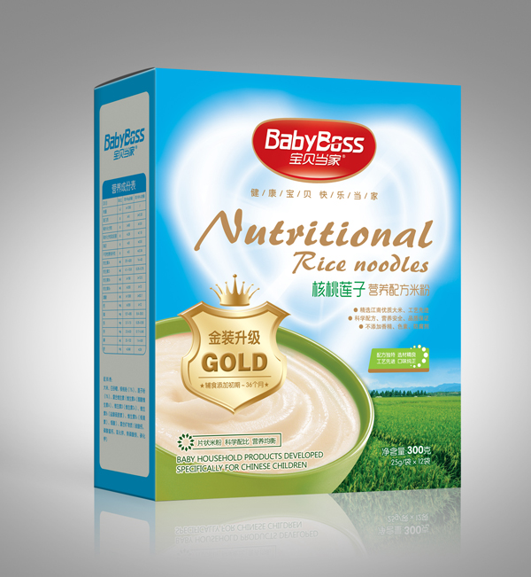 寶貝當(dāng)家核桃蓮子配方營養(yǎng)米粉 盒裝