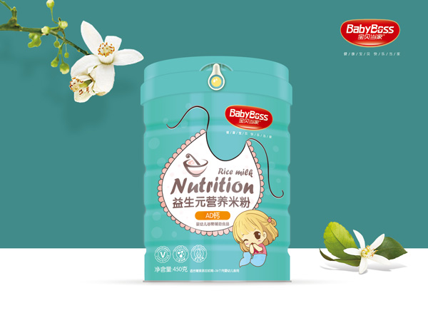 寶貝當(dāng)家AD鈣益生元營(yíng)養(yǎng)米粉 聽(tīng)裝