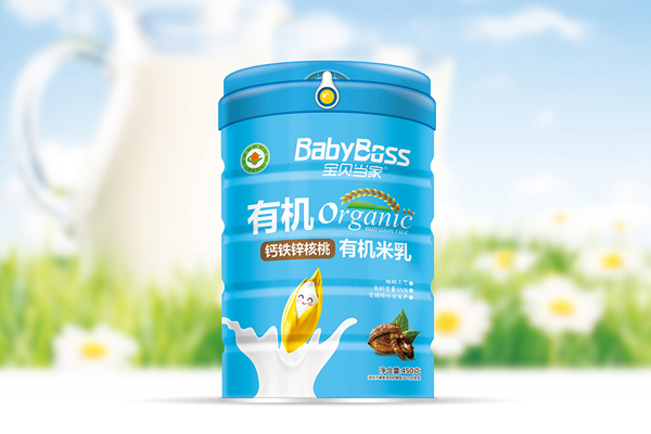 寶貝當(dāng)家鈣鐵鋅核桃有機米乳-聽裝