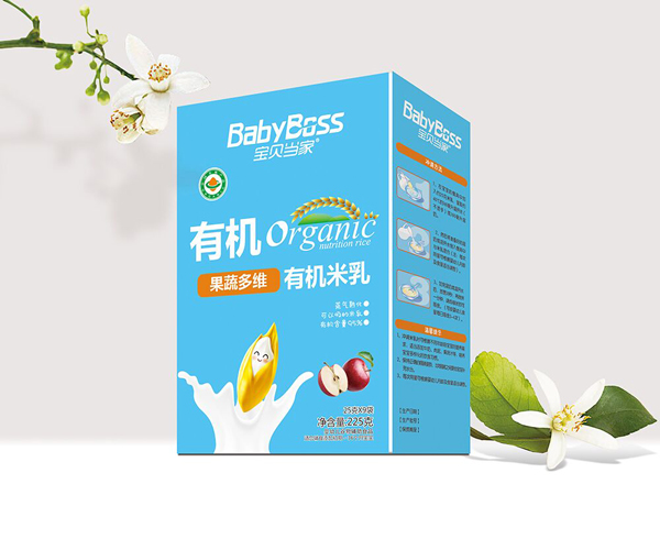 寶貝當(dāng)家有機米乳盒裝225克(果蔬多維)