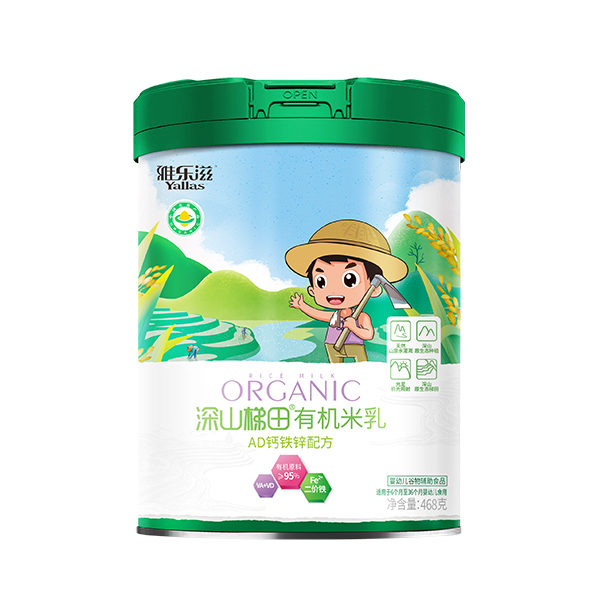雅樂(lè)滋深山梯田有機(jī)米乳 AD鈣鐵鋅配方 聽(tīng)裝