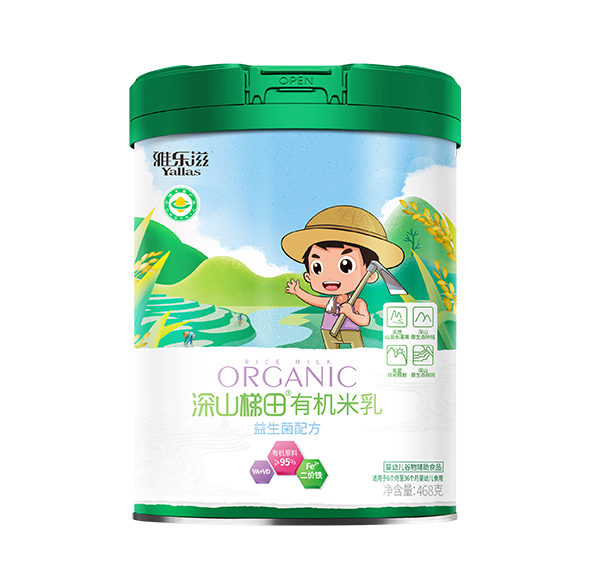 雅樂(lè)滋深山梯田有機(jī)米乳 益生菌配方 聽(tīng)裝