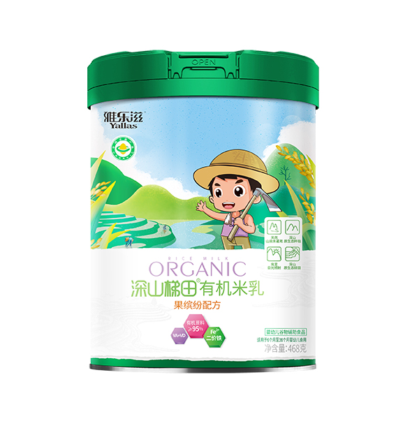 雅樂(lè)滋深山梯田有機(jī)米乳 果繽紛配方 聽(tīng)裝