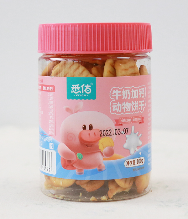 悉佑牛奶加鈣動物餅干