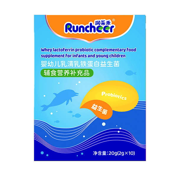 潤采禾嬰幼兒乳清乳鐵蛋白益生菌盒裝