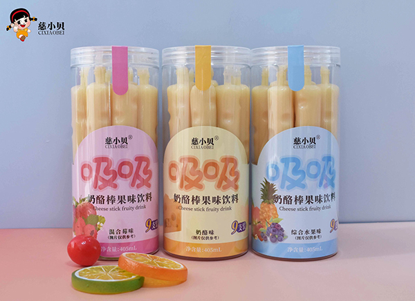慈小貝吸吸奶酪棒果味飲料