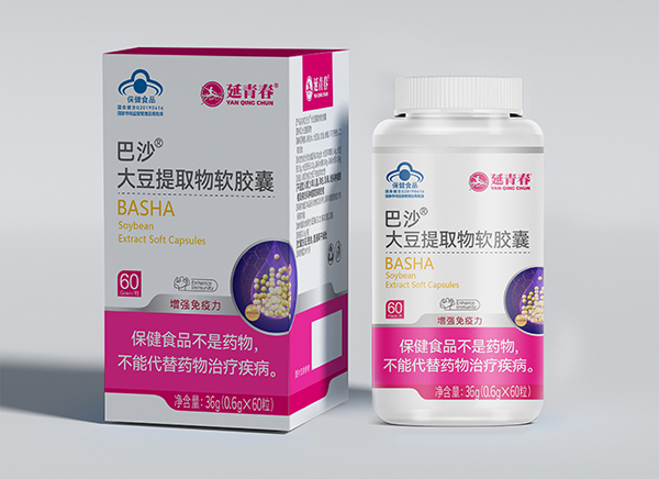 延青春巴沙大豆提取物軟膠囊