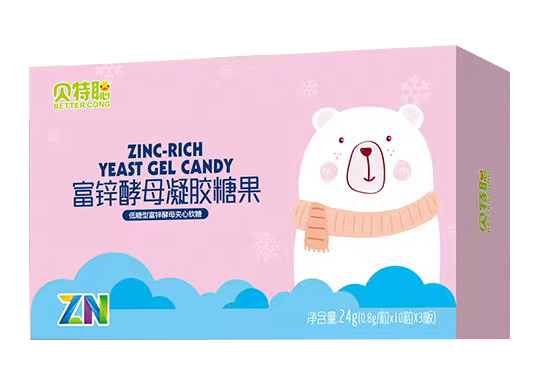 貝特聰富鋅酵母凝膠糖果