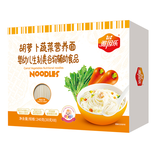 雅因樂胡蘿卜蔬菜營養(yǎng)面240g