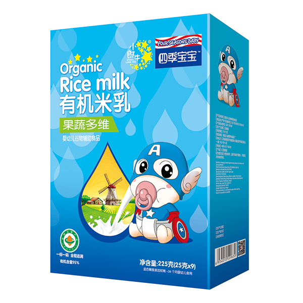 四季寶寶有機(jī)米乳盒裝-果蔬多維
