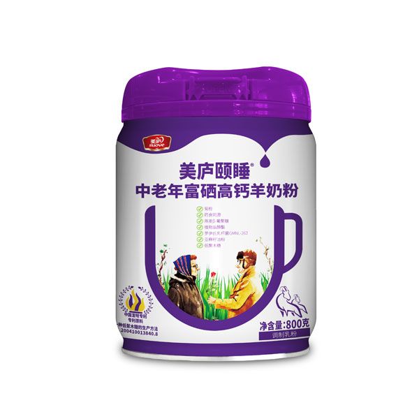 美廬頤睡中老年富硒高鈣羊奶粉