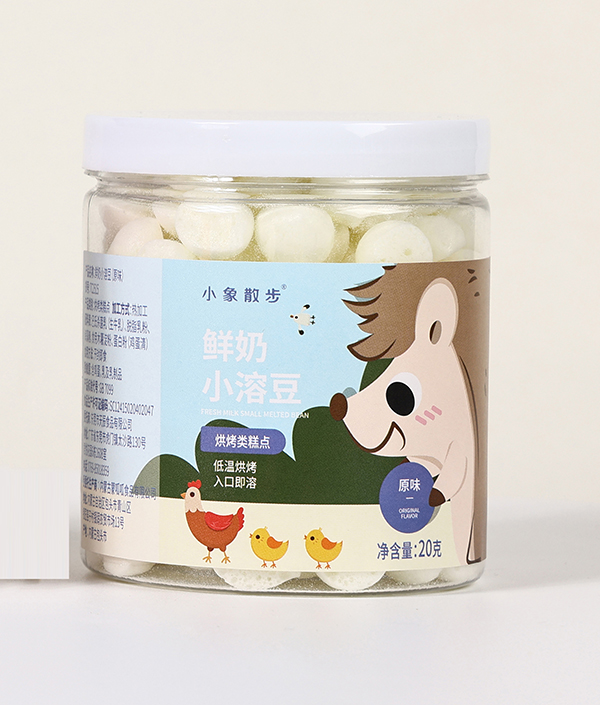 小象散步鮮奶小溶豆-原味