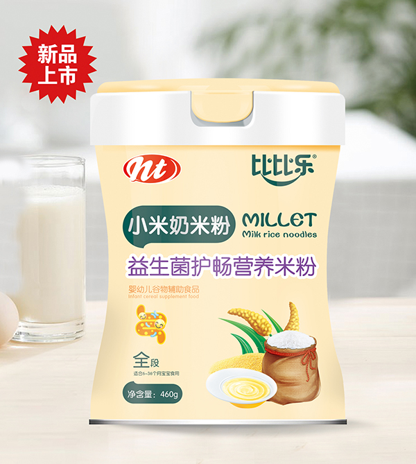 比比樂(lè)益生菌護(hù)暢小米奶米粉 聽裝