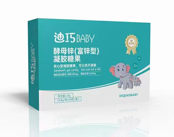 迪巧BABY酵母鋅(富鋅型)凝膠糖果