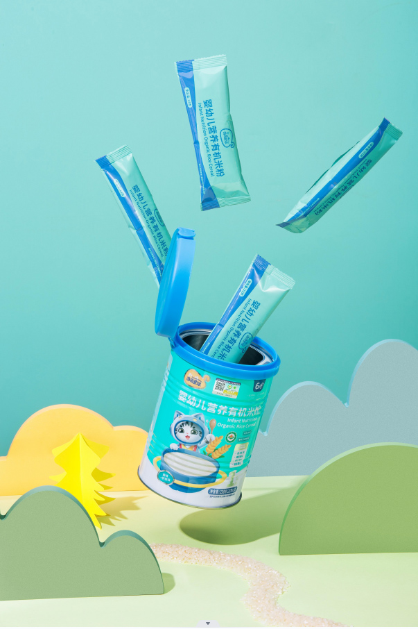 團團星球嬰幼兒營養(yǎng)有機米粉