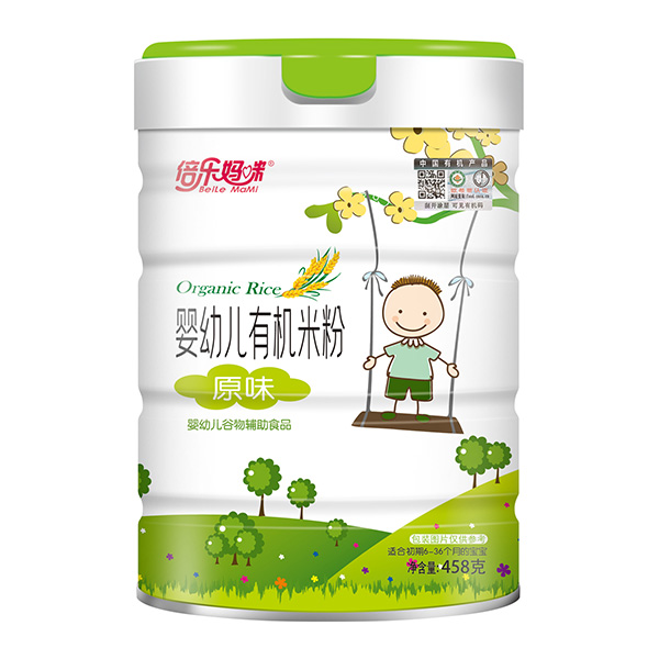 倍樂媽咪嬰幼兒有機(jī)米粉-原味罐裝