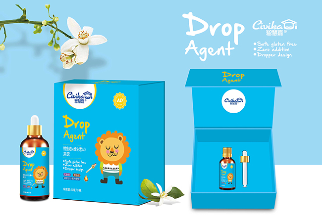 智慧嘉鱈魚(yú)油+維生素AD滴劑