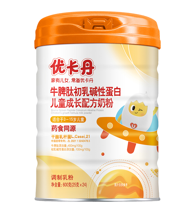 優(yōu)卡丹牛脾肽初乳堿性蛋白兒童成長配方奶粉.jpg 優(yōu)卡丹牛脾肽初乳堿性蛋白兒童成長配方奶粉.jpg