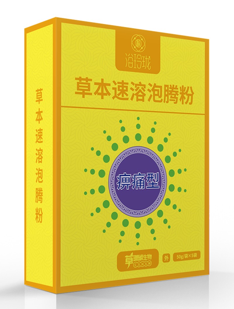 浴玲瓏草本速溶泡騰粉 痹痛型 盒裝