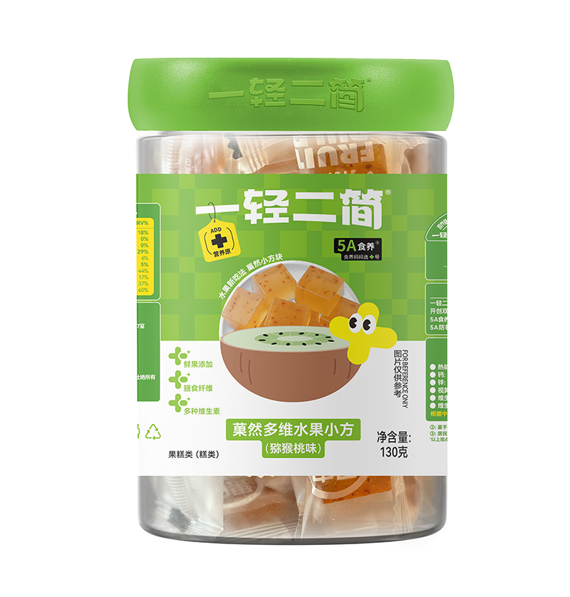 一輕二簡(jiǎn)菓然多維水果小方(獼猴桃味)