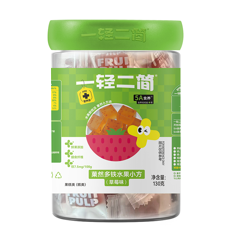 一輕二簡(jiǎn)菓然多維水果小方(草莓味)