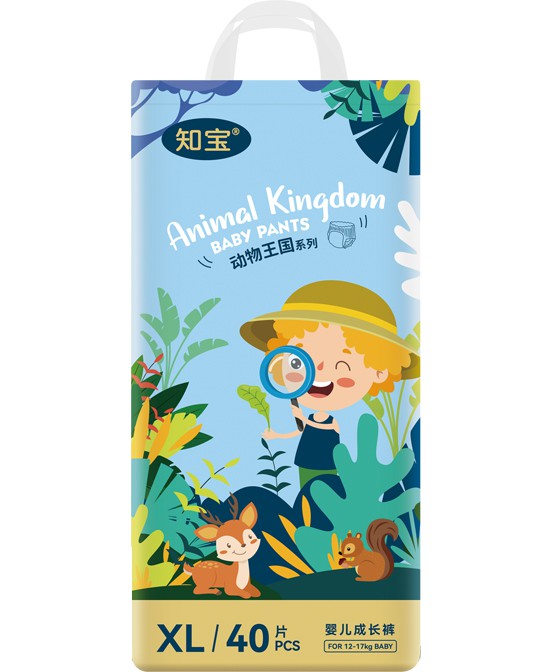 我懂寶寶動(dòng)物王國(guó)成長(zhǎng)褲XL