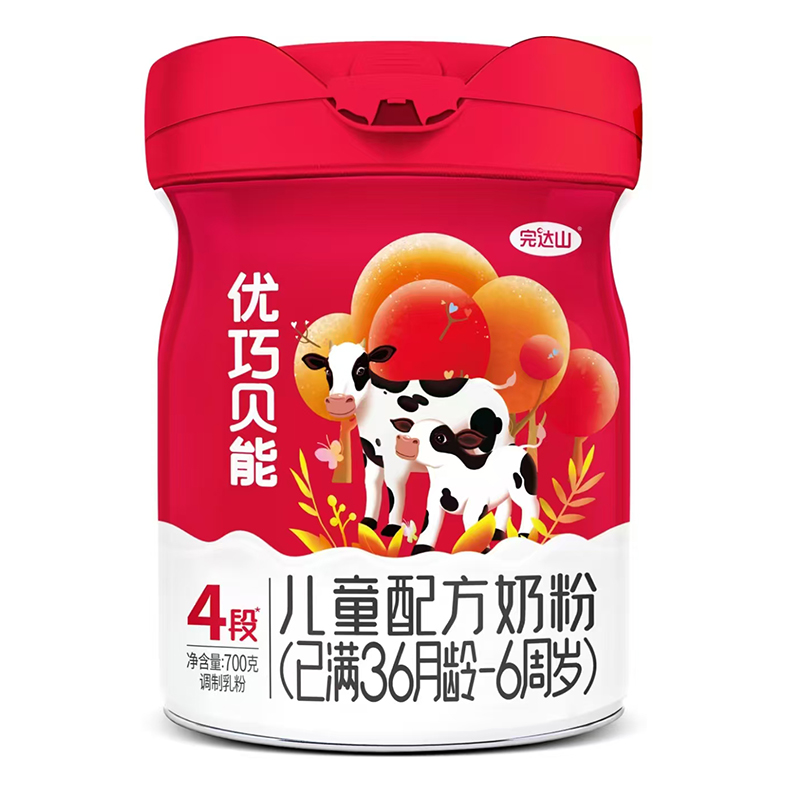 完達山優(yōu)巧貝能4段兒童配方奶粉(已滿36月齡-6周歲)