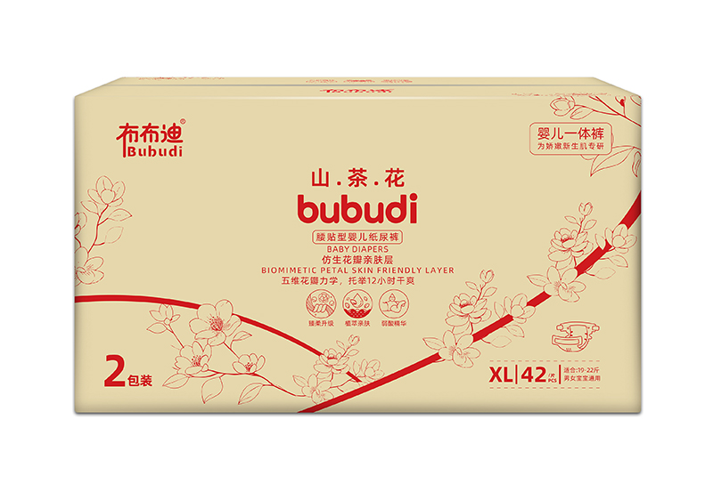 布布迪腰貼型嬰兒紙尿褲XL 2包裝