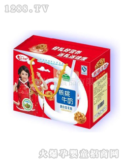愛(ài)心媽媽核桃牛奶禮品箱