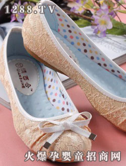 倩百合yunf鞋杏色 96201