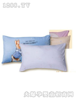 迪士尼比得兔壓縮枕米粉藍