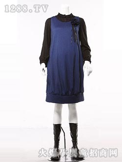 ʮ���䱳���L(zh��ng)ȹ�{(l��n)ɫ