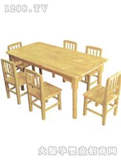 小貝蕾youe六人課桌