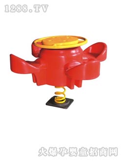 小貝蕾?gòu)椈蓳u馬四人座搖樂