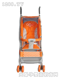 小貝樂(lè)兒童推車(chē)T-116橙色
