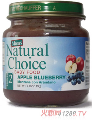 瑪歐仕yingye蘋果藍(lán)莓果泥