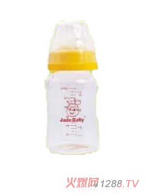 晶玉寶貝180ML寬口晶鉆玻璃奶瓶