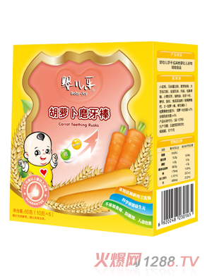 yinge樂胡蘿卜磨牙棒60g