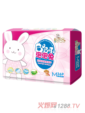 泡泡兔無敵親膚紙尿片-M