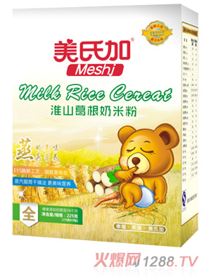 美氏加淮山葛根奶米粉225g