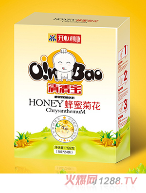 開(kāi)心利康蜂蜜菊花清清寶盒裝