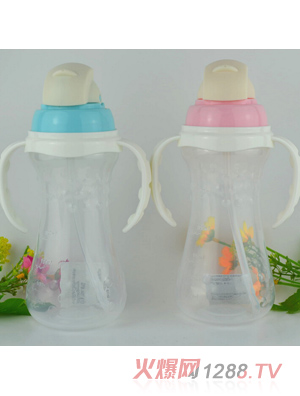 聰貝吸管式寶寶飲水杯300ml