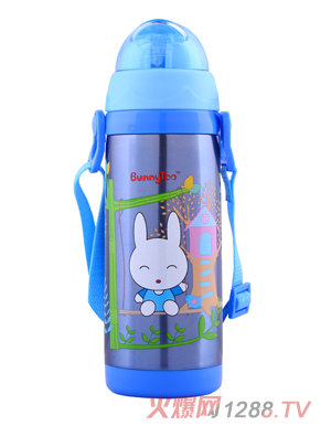 Bunnytoo���w��ͯ���ܱ�380ml�{(l��n)ɫ