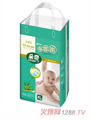 朵奇金裝水嫩嫩蘆薈蠶絲柔嫩紙尿片-XL48