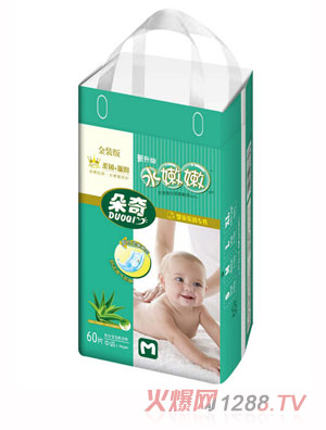 朵奇金裝水嫩嫩蘆薈蠶絲柔嫩紙尿片-M60