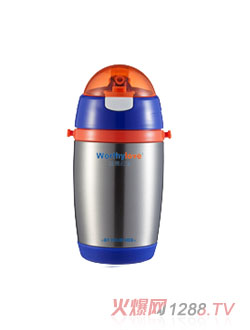Worthylove沃德拉夫yingye無手柄不銹鋼水壺藍(lán)色