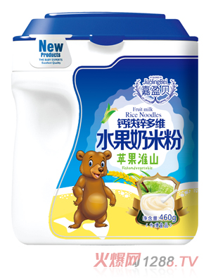 嘉盈貝蘋(píng)果淮山水果奶米粉